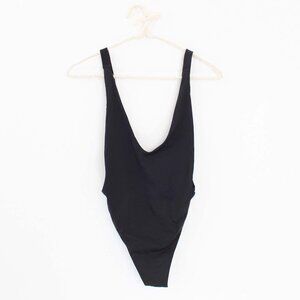St. Wynn Marbella Plunging Black One Piece Swimsuit